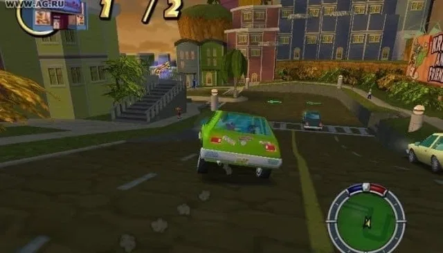 Скриншот 2 — The Simpsons: Hit and Run