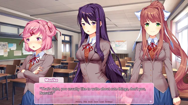 Скриншот 1 — Doki Doki Literature Club!