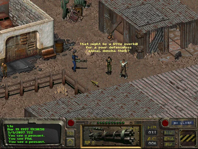 Скриншот 3 — Fallout: A Post Nuclear Role Playing Game
