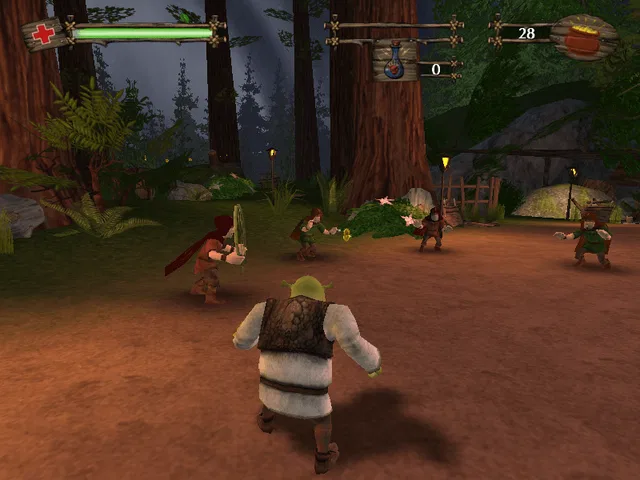 Скриншот — Shrek 2: The Game