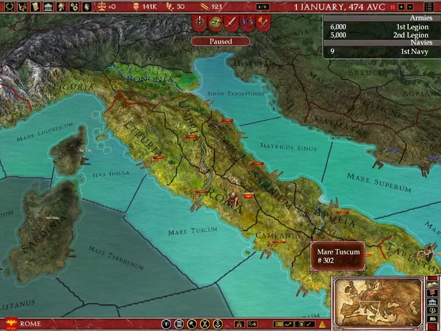 Скриншот 3 — Europa Universalis: Rome — Gold Edition