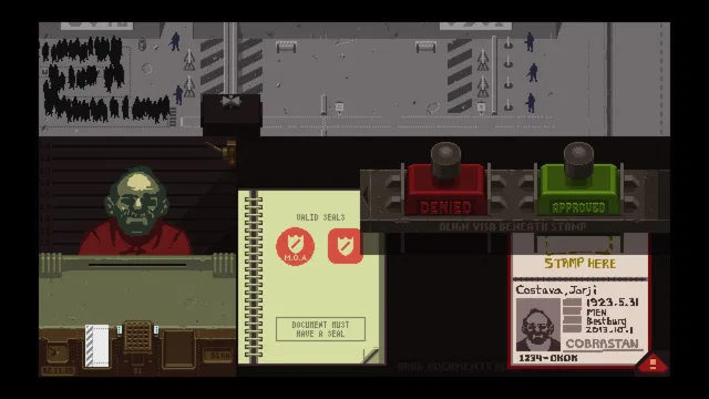 Скриншот 3 — Papers, Please