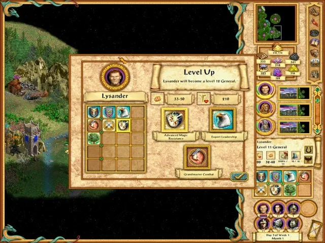 Скриншот 3 — Heroes of Might and Magic IV