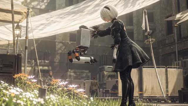 NieR: Automata — обложка игры