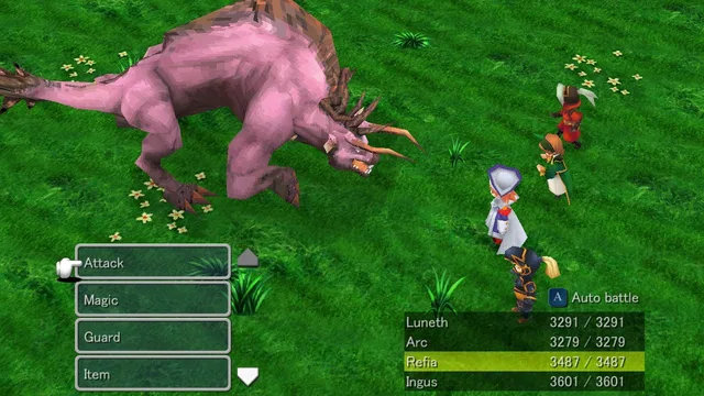 Скриншот 3 — FINAL FANTASY III (3D Remake)
