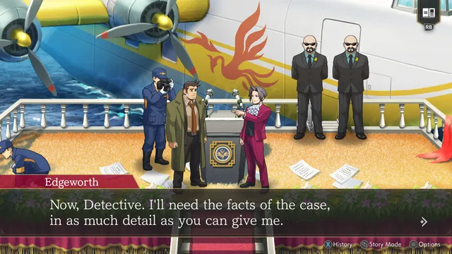 Скриншот — Ace Attorney Investigations Collection