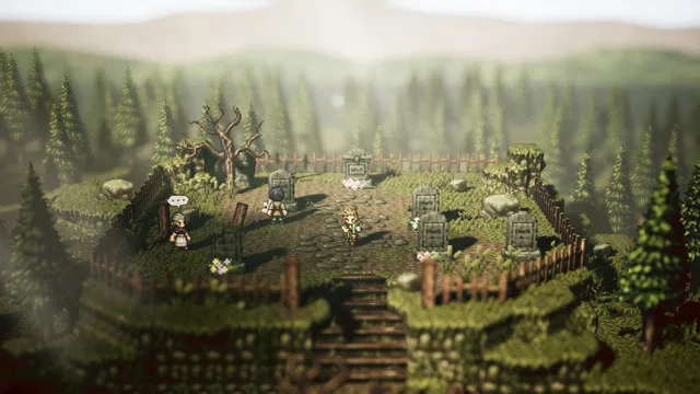 Octopath Traveler — обложка игры