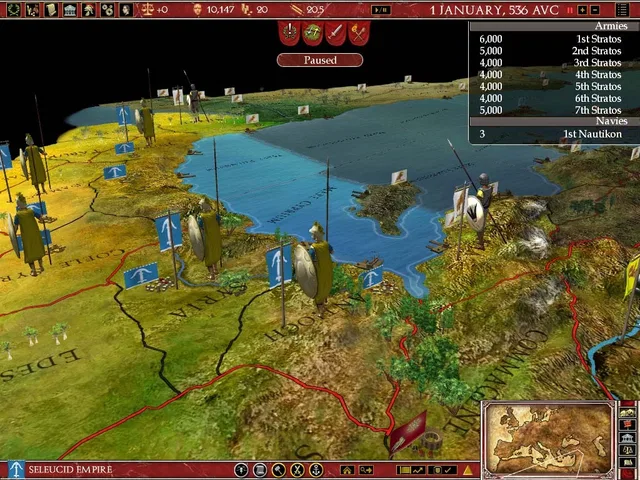 Скриншот 2 — Europa Universalis: Rome — Gold Edition