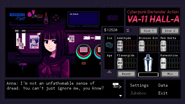 Скриншот 3 — VA-11 Hall-A: Cyberpunk Bartender Action