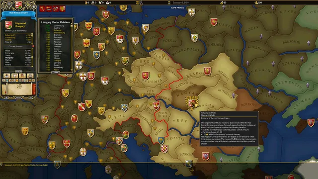 Скриншот 2 — For the Glory: A Europa Universalis Game