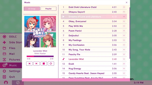 Скриншот 2 — Doki Doki Literature Club Plus!
