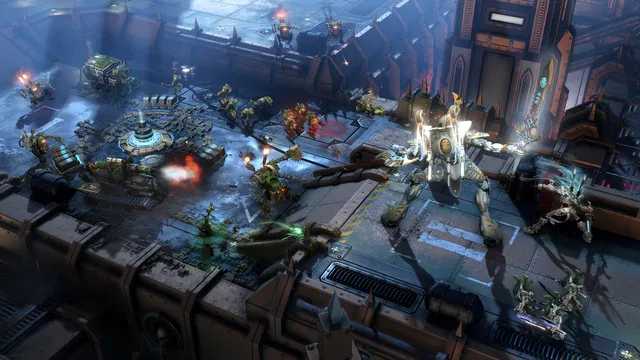Скриншот 2 — Warhammer 40,000: Dawn of War III