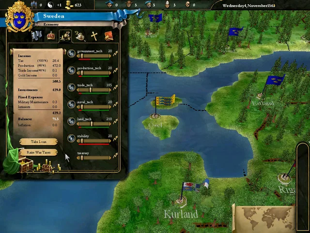 Скриншот 2 — Europa Universalis 3 Complete