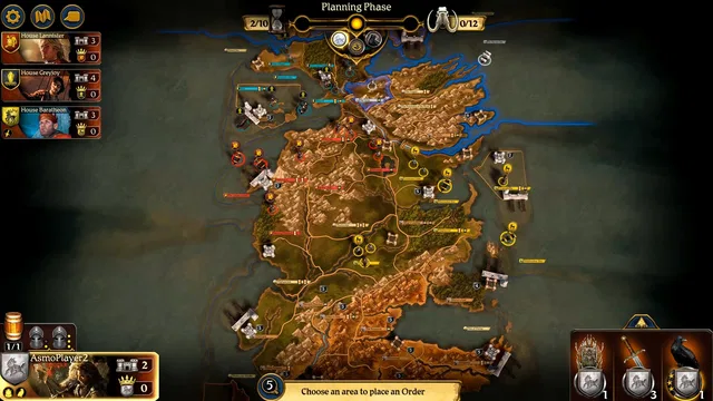 Скриншот — A Game of Thrones: The Board Game - Digital Edition