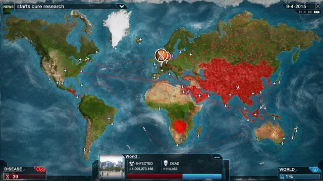 Скриншот 1 — Plague Inc: Evolved