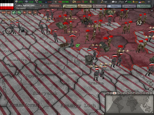 Скриншот 3 — Hearts of Iron III