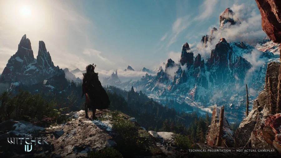 Техническая демонстрация UE5 — The Witcher IV · 1